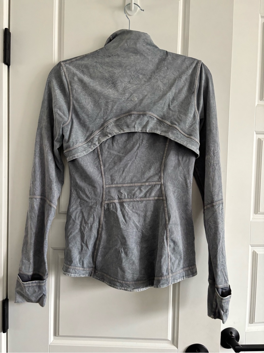 Lululemon Define Jacket *Limited Edition* Size 6 Ice Dye Slate Blue Nulux Zip Up - Picture 3 of 5